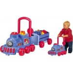 Ecoiffier - Trenulet cu Vagon si Cuburi